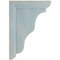 Ekena Millwork 2 1/4"W x 5"D x 7"H Hamilton Traditional Wood Vintage Decor Bracket, Driftwood Blue BKTWD02X05X07HABU - alternate 3